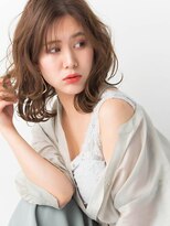 ヴォーグヘアーワークス(VOGUE hairworks)&nbsp;ゆるふわミディアムボブ