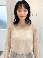 リル 四条河原町(LiLu)&nbsp;ミディアムパーマレイヤーパーマウェーブパーマ小顔パーマ