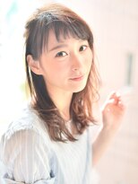 ケーツー心斎橋 クイーンズガーデン バイ ケーツー(K two QUEEN'S GARDEN by K two) 【K-two心斎橋】眉上お洒落ラフMIX~サイドハーフUP~