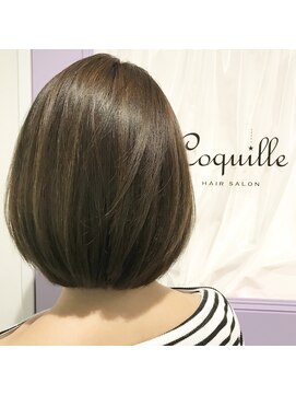 コキーユ(Coquille) 丸さのあるナチュラルボブ