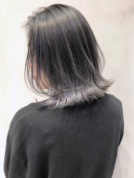 アルバム 銀座(ALBUM GINZA) ハイグラシルバー_アッシュブラウンネオウルフ_ba279952