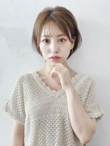 アイティーバイアルバム 藤沢店(IT by ALBUM) 耳掛けショート_カーキグレージュマッシュショート_68031