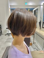 インフィニティ 新富町(Infinity)&nbsp;【伸ばしかけの方にオススメ】丸みショート×フォギーベージュ