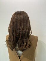 アドラーブル 長岡新保店(adorable)&nbsp;20代30代大人可愛いココアブラウンハイライト小顔レイヤー