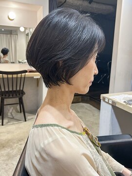 レトン 銀座(leton) ひし形ショート/ハンサムショート/前下がりショート/大人可愛い