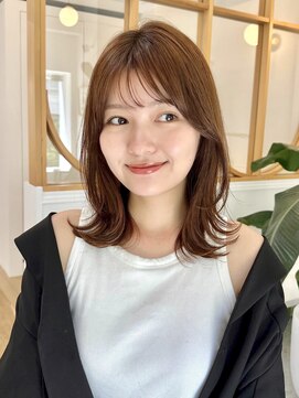 プラネシブヤ(Prune Shibuya) 大人可愛いレイヤーミディアムヘア