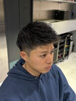 フランクスバーバーザスタンド(Frank’s barber the stand)&nbsp;メンズビジネスツーブロックフェードスパイキーショートF