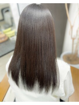 ヌーベルバレ(Nouvelle Vallee) トステアトリートメント/髪質改善カラー/ダークアッシュ