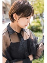 エレノア 自由が丘ANNEX(Eleanor)&nbsp;【骨格に合わせます♪】ショートボブ×カワイイおくれ毛