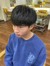 メンズスクールカット＋眉カット