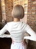 【”松嶋”限定】ブリーチオンカラー+AJトリートメントコース　１０％OFF