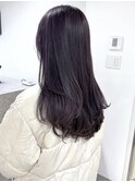 ラベンダーカラー/ブリーチ1回/初カラー