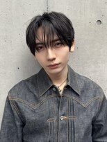 韓国マッシュフェザーパーマダウンパーマシースルーマッシュ