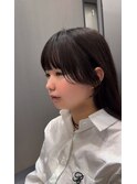顔まわりカット×レイヤーカット