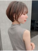 ミニウルフレイヤーカット顔周りカット前髪カットショート錦糸町