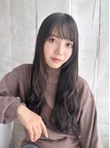 ツヤカラーのゆるミックスカール