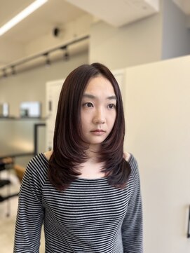 リジー(Litzy) red brown/TOKIOトリートメント　木寺樹莉