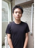 ハサミで作るボウズショートスタイル