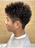 スパイキーパーマ