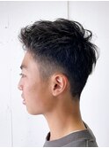 10代20代30代メンズ刈上ツーブロックショート