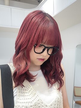 ミーム 原宿 表参道(meme) ◎ブロンドハイトーンカラーデザインカラーアンブレラカラー金髪