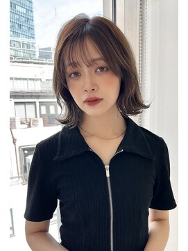 20代30代40代外ハネくびれヘアレイヤーデジタルパーマボブ