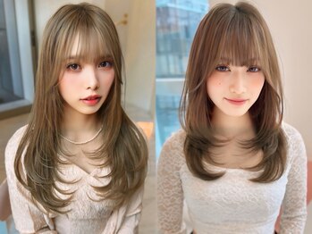 モナ 髪質改善(MONA)の写真/【名駅5分】長さを変えずにレイヤーをプラスして、ふわっと柔らかく、自然にまとまる“愛されレイヤー”に