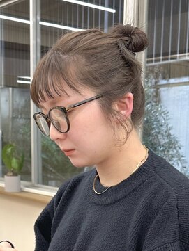 パークレーン アイス イヴェン(park lane ICI yeven) ブリーチなしダブルカラーオリーブグレージュ冬カラーレイヤー