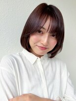 カバーヘア ブリス 上尾西口店(COVER HAIR bliss)&nbsp;内巻きボブ/ラベンダーブラウン/ダークアッシュ/小顔艶髪p上尾