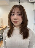 バタフライカット/レイヤーカット/ミディアムレイヤー/梅田