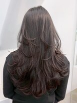 アイティーバイアルバム 藤沢店(IT by ALBUM)&nbsp;ロング韓国ヘア顔周りレイヤー大人ガーリー _ba574801