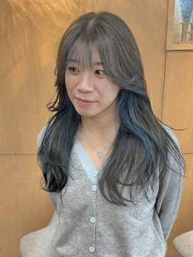 ヘアースペースブルーム プリュス 石橋店(HAIR SPACE BLOOM plus) ブリーチ無し/グレージュ/髪質改善/白髪/ダメージレスカラー