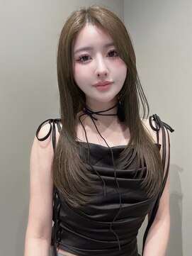 アイヴァン(AIVAN) 韓国レイヤー/オリーブベージュ/スモーキーベージュ l