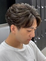 エルマーク 京都駅前(L-MARK) フェザーパーマ/カルマパーマ/メンズ/韓国/眉毛/センターパート