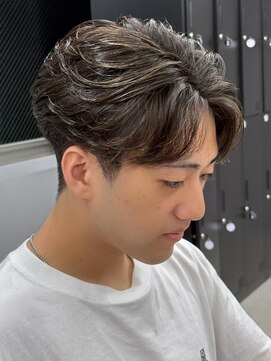 エルマーク 京都駅前(L-MARK) フェザーパーマ/カルマパーマ/メンズ/韓国/眉毛/センターパート