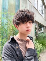 ワンズ リー 下北沢店(ONE's ly)&nbsp;ハイライト/マッシュパーマ/ウルフ/アッシュブラック/下北沢駅