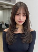 ワンホンレイヤー/ミルクティーブロンド/ダークブルー/荻窪