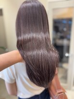 ヘアーザラブズラフズ オーガニカ 北九州(HAIR THE LOVES LAUGHS ORGANICA) ほんのりラベンダーグレージュ