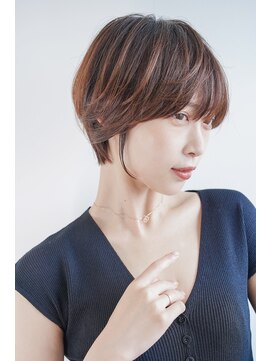 ニューヨークニューヨーク 阪急高槻店(NYNY) 高槻大人ショートボブ髪質改善白髪ぼかしハイライト30代40代50代