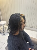 アッシュ 元住吉店(Ash)&nbsp;センターパートミディアムヘア