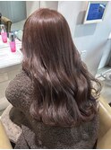 セミロング/オレンジベージュ