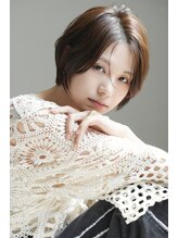 ラフ 八乙女(Rough)&nbsp;ハッシュカット/グレージュ/３０代４０代５０代/八乙女