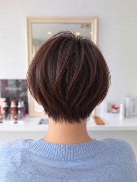 アトリーチェ 六科店(ATTRICE) 大人可愛い丸みショート×ショコラブラウン