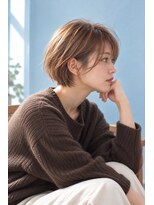 ライクバイコトナ 越谷(RIKE by kotona) レイヤーボブ髪型20代30代40代50代前髪あり前髪なし面長丸顔越谷