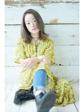 ヘアーアンドメイク アズール 志木店(Hair&Make Azur) 【Azur志木】透明感のあるナテュラルミディ