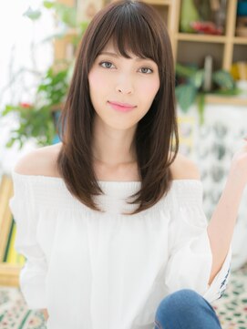 カバーヘア ブリス 戸田公園西口店(COVER HAIR bliss) *bliss戸田公園*しっとりまとまる♪小顔黒髪ストレートa