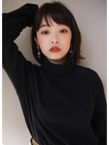 モリオ フロム ロンドン サッポロファクトリー店(morio FROM LONDON) 【morio札幌】大人かわいいシースルーバングボブミディ