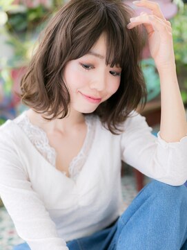 カバーヘア ブリス 川口(COVER HAIR bliss) ★ハッピー☆ガーリー★くせ毛風小顔セミディ20代30代40代★6