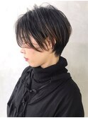 ハンサムショート_ウェーブパーマフォギーベージュ_ba268831