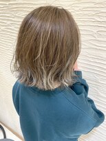 モリオ フロム ロンドン サッポロファクトリー店(morio FROM LONDON)&nbsp;【morio】札幌ボブ　秋冬人気グラデーショングレージュボブ